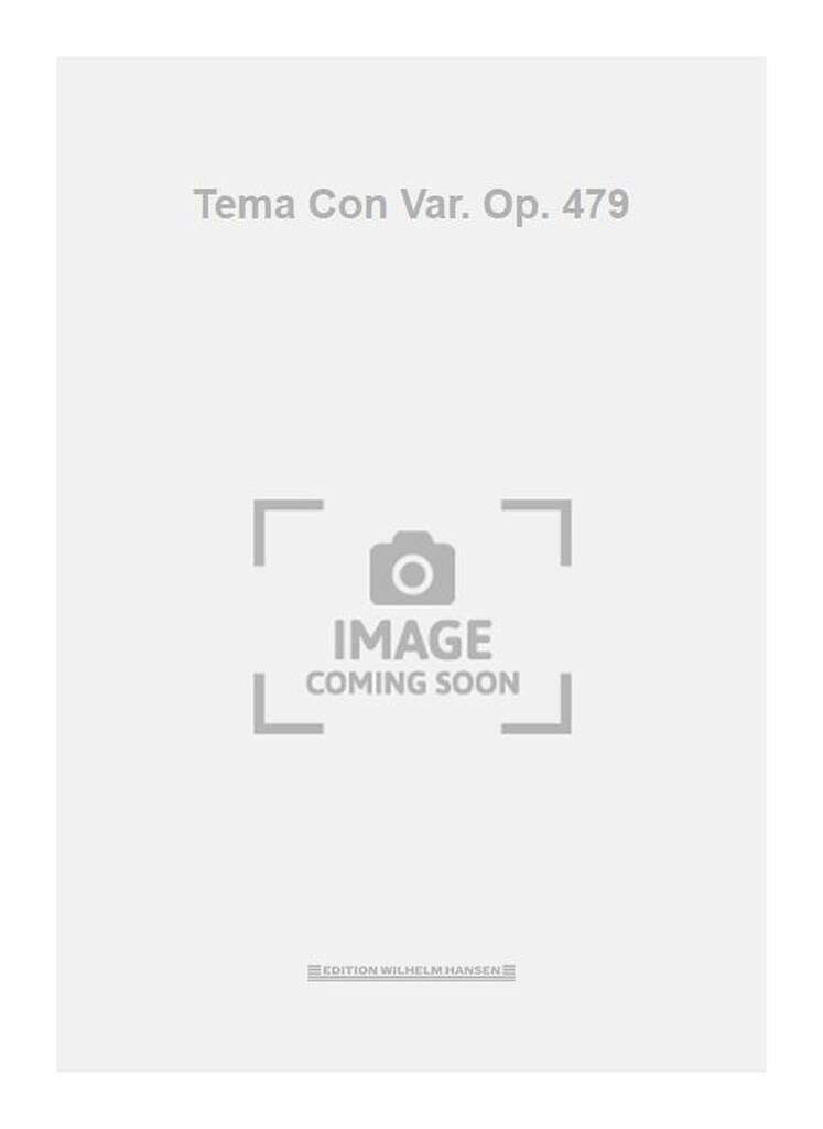 Tema Con Var. Op. 479